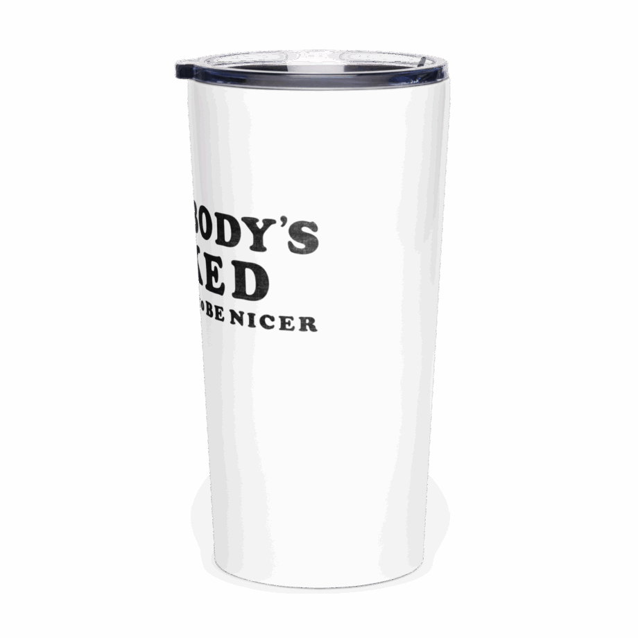 EVERYBODYS F*CKED stainless steel tumbler