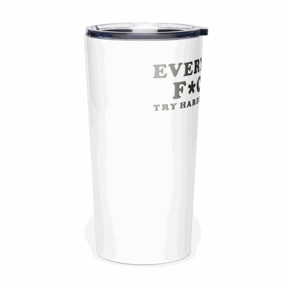 EVERYBODYS F*CKED stainless steel tumbler