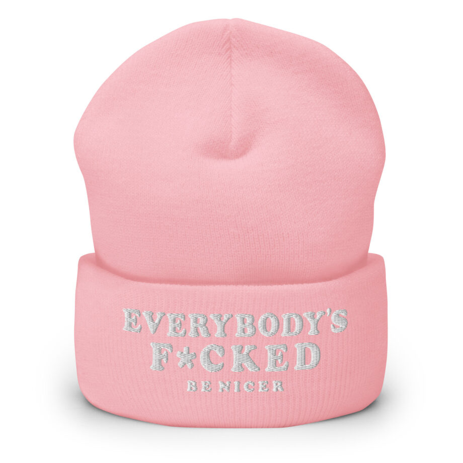EVERYBODYS F*CKED Cuffed Beanie