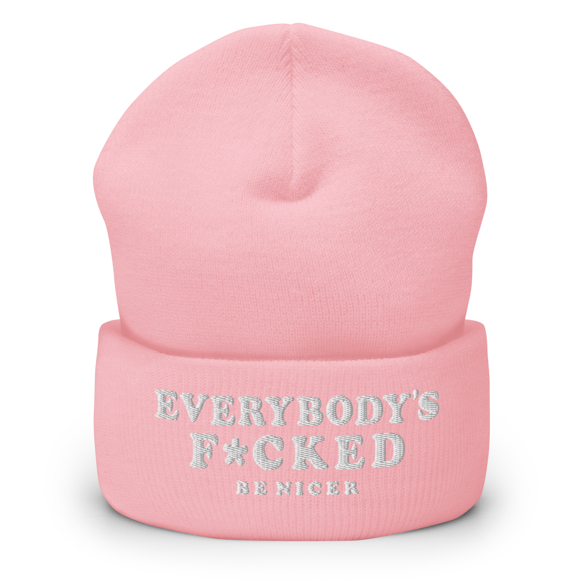 EVERYBODYS F*CKED Cuffed Beanie