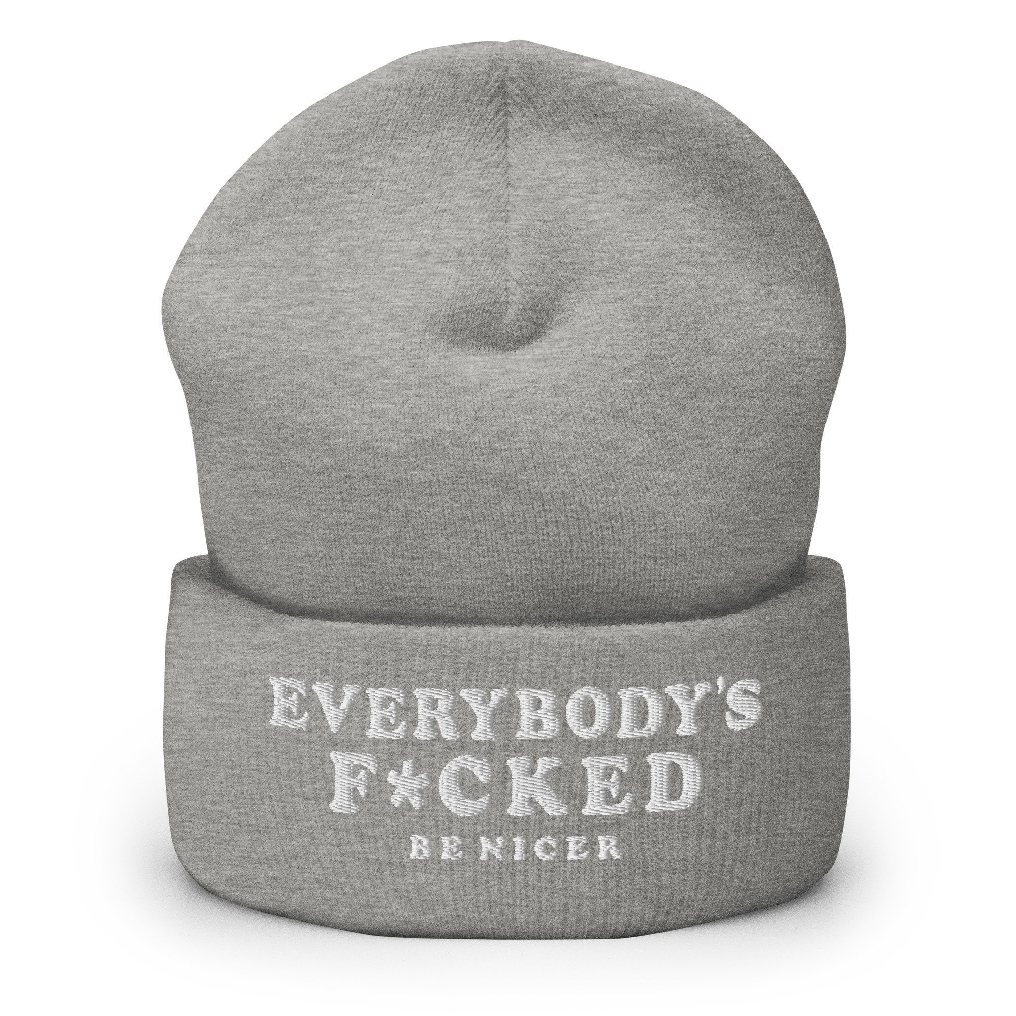 EVERYBODYS F*CKED Cuffed Beanie