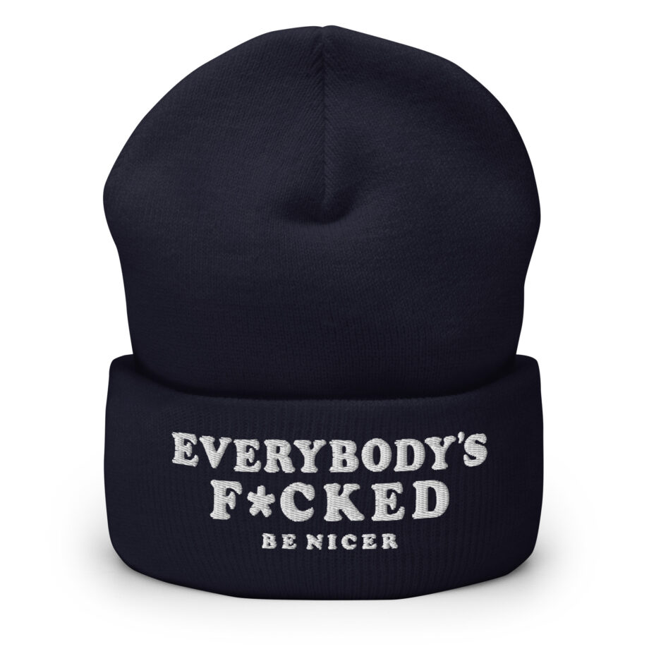 EVERYBODYS F*CKED Cuffed Beanie