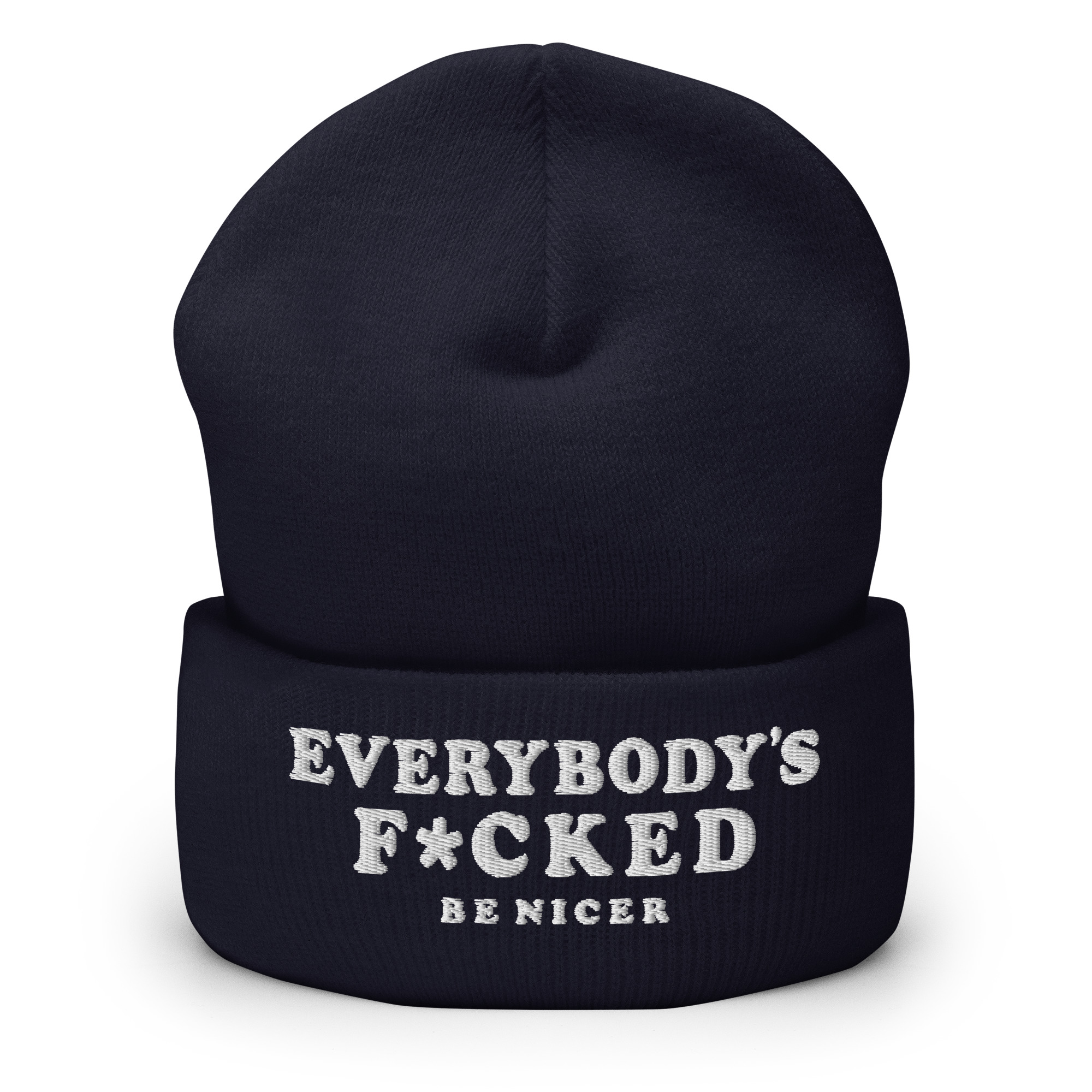 EVERYBODYS F*CKED Cuffed Beanie